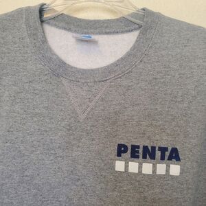 Vintage Russell Athletic Penta Overdrive Gray Sweatshirt Streetwear Men's Size M